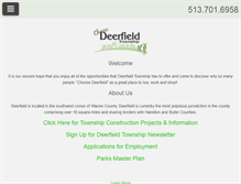 Tablet Screenshot of choosedeerfield.com